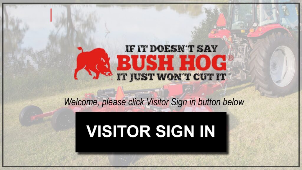 Welcome to Bush Hog